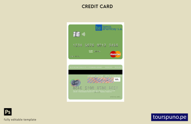 lista para imprimir plantilla mastercard Paraguay Banco Amambay